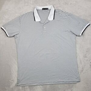 G/Fore Golf XL Mens Polo Performance Moisture Wicking Striped Casual Prep‎ Adult